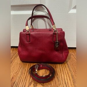 Coach Red Leather Handbag